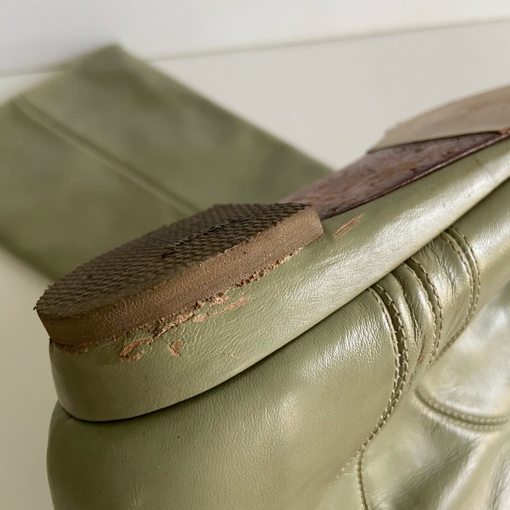 Rachel Comey Telegram Riding Boots in Sage Green - Picture 4 of 6